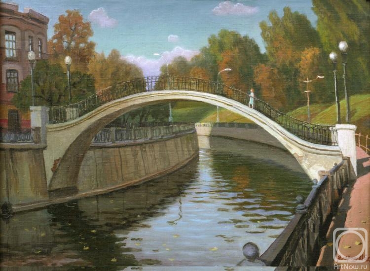 Paroshin Vladimir. The bridge on the Yauza river