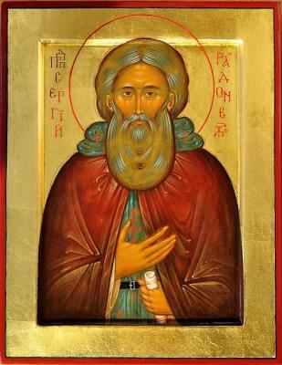 Saint Sergius of Radonezh. Kazanov Pavel
