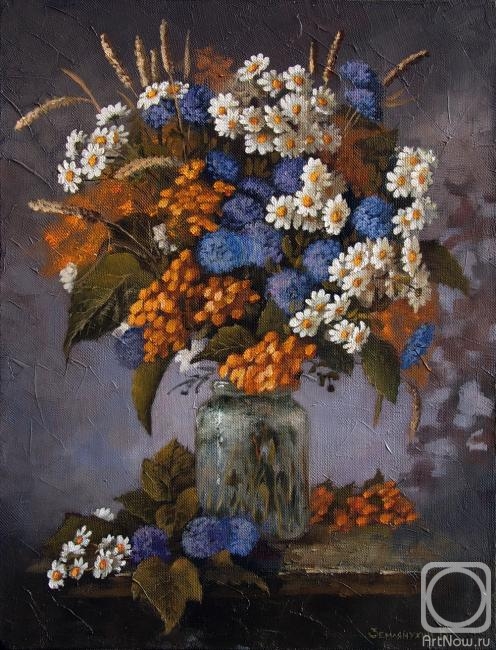 Zerrt Vadim. Field bouquet in a jar