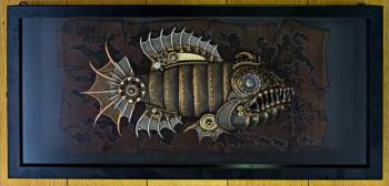 Mechanical fish pirate on the map ( ). Shevchenko Igor