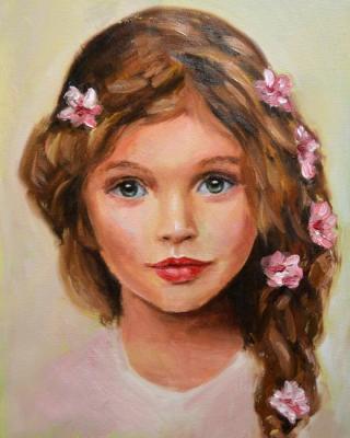 Portrait of the girl. Potapkin Evgeny