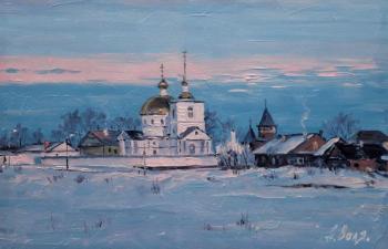 Winter. Russian north. Volya Alexander