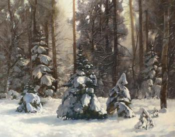 In the winter forest. Kozyakov Boris