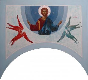 Savior. Canopy over the Diaconal Gate. Kutkovoy Victor