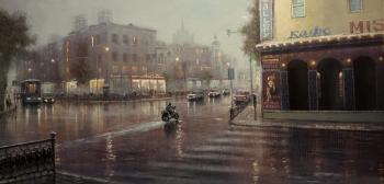 In a wet city. Repnikov Andrei