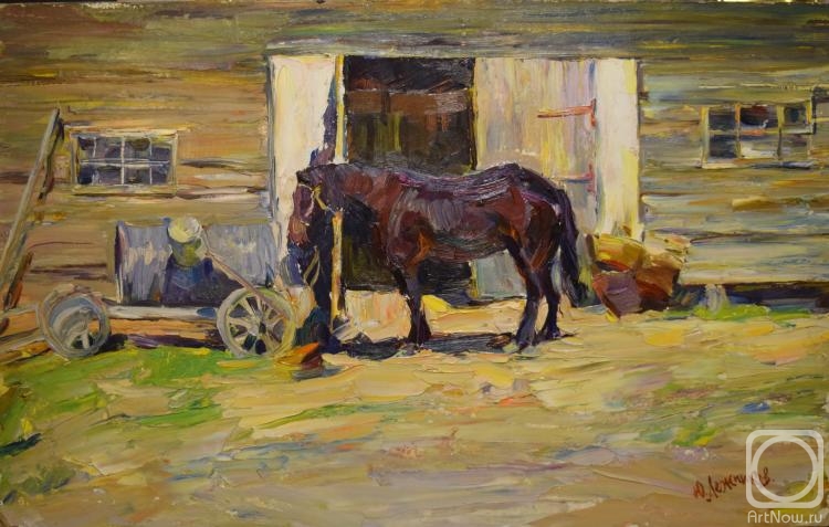 Lezhnikov Yury. From the stables .socialist realism
