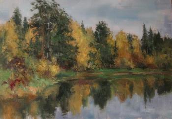 Pond. Cloudy day. Serebrennikova Larisa