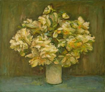 Bouquet. White Peony. Zamaleev Talgat