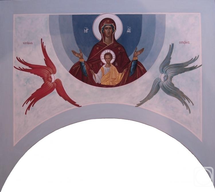 Kutkovoy Victor. Our Lady of the Sign. Canopy over the Diaconal Gate