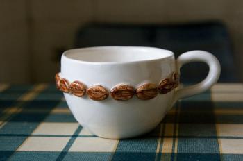 Coffee cup. Amelkova Ninel