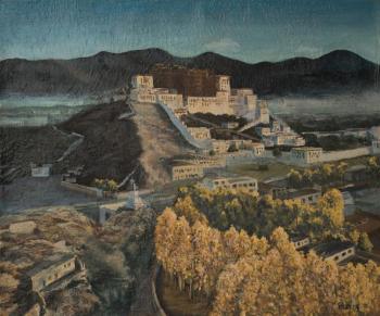 Potala palace in Tibet (Lhasa). Zhukov Alexey