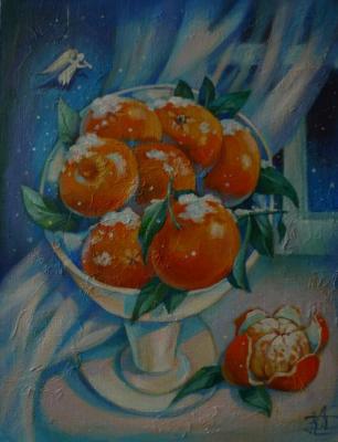 Tangerines in December or the harbingers of the New Year. Panina Kira