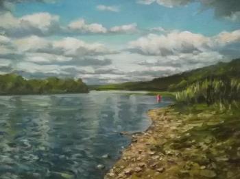 Cloudy day on the Oka. Korolev Andrey