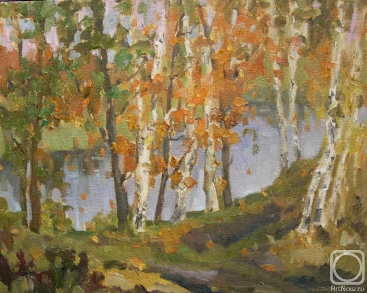 Kleymenova Elena. At a small pond