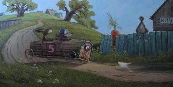 The descent is stunning