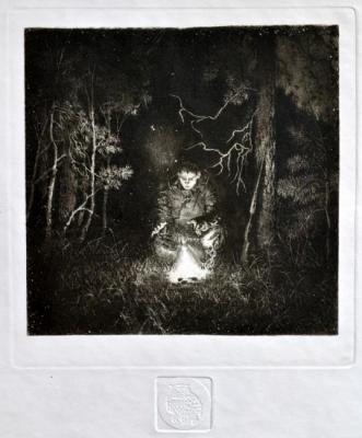 campfire. Barsukov Alexey