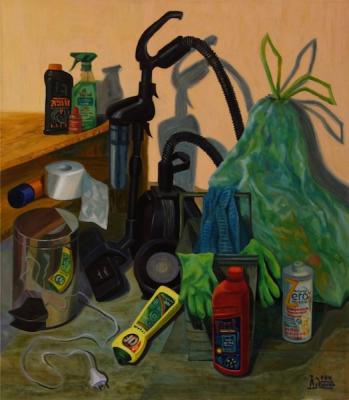 Still life of the cleaner