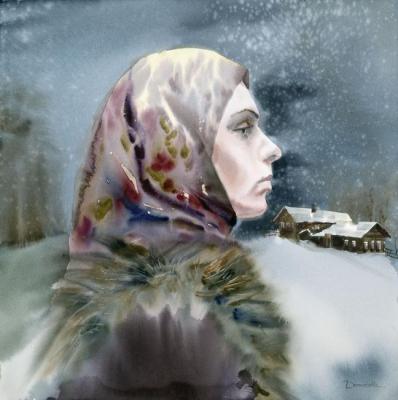 Snowfall. Denisova Marina