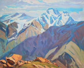 Eliseenko Denis Sergeevich. Snowy peaks