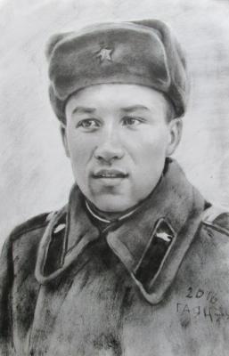 Uncle Jenya, from a photo. Dobrovolskaya Gayane