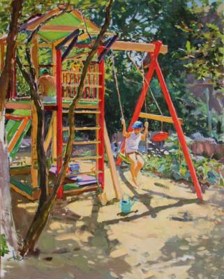 playground. Summer. Grigorieva-Klimova Olga