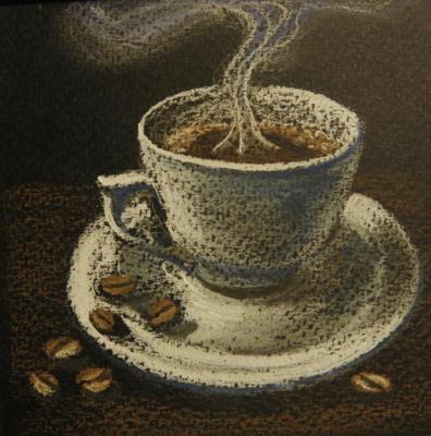 A cup of coffee. Volkova Olga