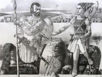 Duel Centaur and Amazon