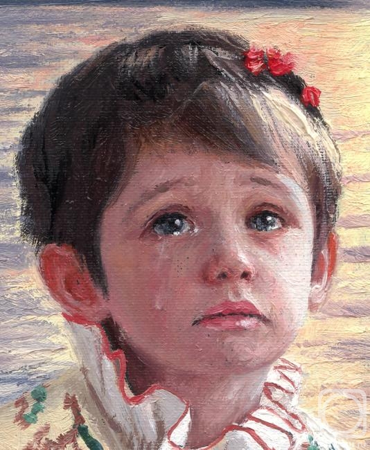 Arseni Victor. Prayer on the island of Hope. An orphan from the orphanage, Balti, Moldova. (fragment)