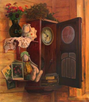 Shumakova Elena Valeryevna. Antique clocks and shelves