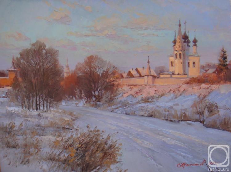 Plotnikov Alexander. Alexandrovsky on a winter evening