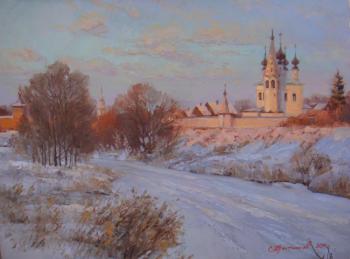 Alexandrovsky on a winter evening. Plotnikov Alexander