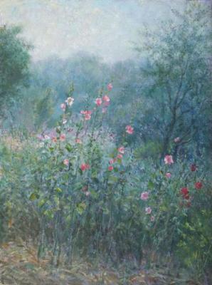 Landscape with flowers. Alexandrov Konstantin