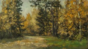 October. Road to the Forest. Serebrennikova Larisa