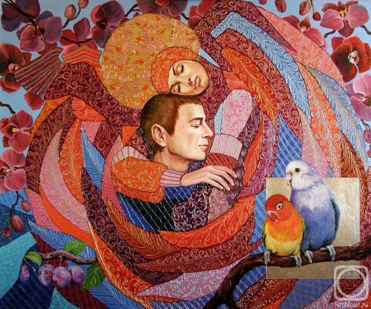 Mishchenko-Sapsay Svetlana. Where love lives (purple). Series "Colors of the rainbow"