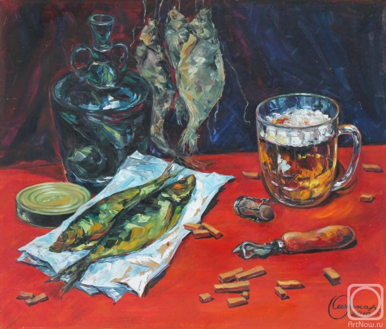 Shinkarenko Olga. Beer with fish