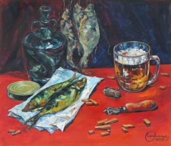 Beer with fish. Shinkarenko Olga