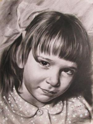 Bow, from a photo (Portrait From A Photo To Order). Dobrovolskaya Gayane