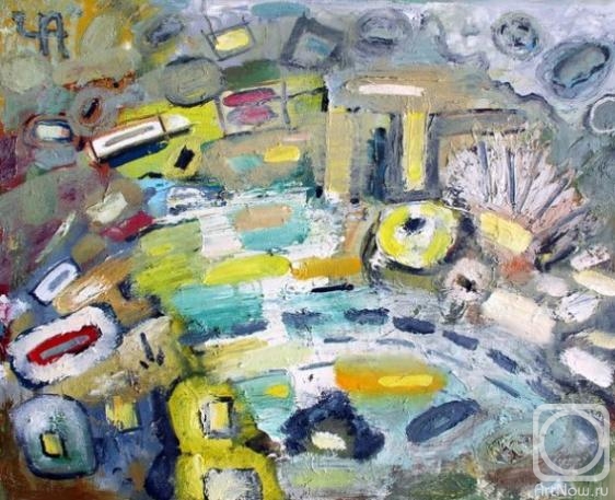 Chernyy Alexey. Composition (left side of the triptych)