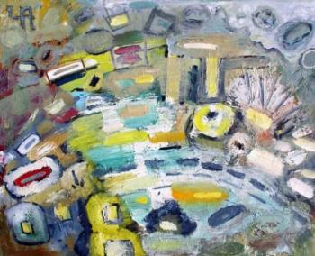 Composition (left side of the triptych). Chernyy Alexey