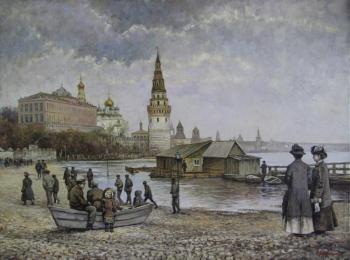 Spring on the Moscow River (Old Men). Soldatenko Andrey