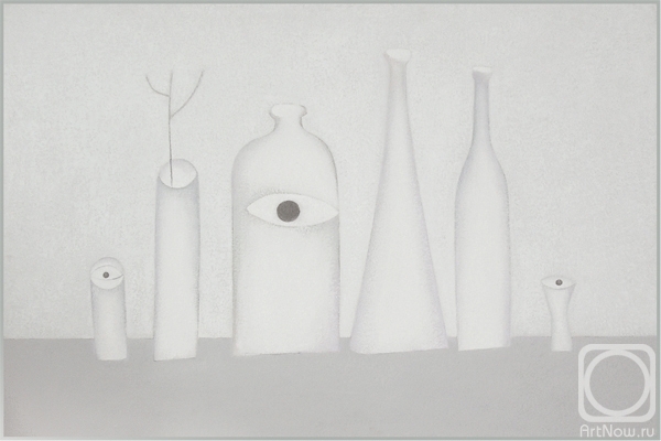Grabenko Boris. White still life (In memory of the artist V. Synkov)