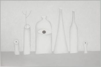 White still life (In memory of the artist V. Synkov)
