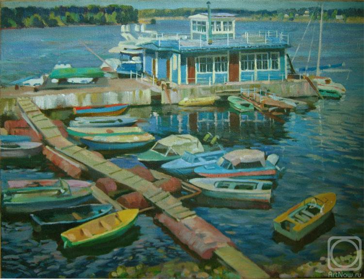Dianov Mikhail. Boat station