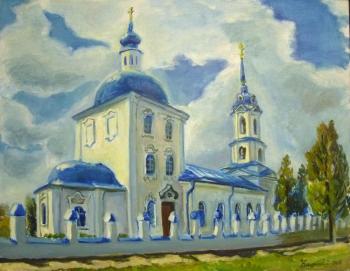 Church of the Annunciation in Zaraysk (Orthodox Painting). Kashina Eugeniya