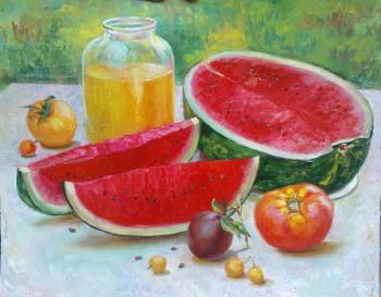 Watermelon and honey. Kuznetsova Anna