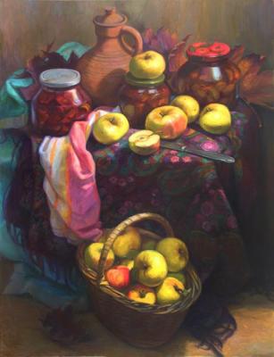 Painting Apple jam. Shumakova Elena