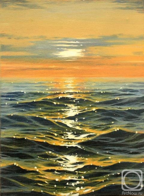 Kuznetsov Sergey. evening waves