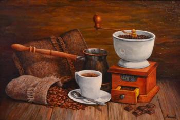 Still life with coffee. Melnikov Alexander