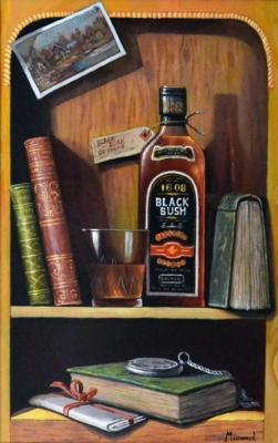 Still life with whiskey. Melnikov Alexander
