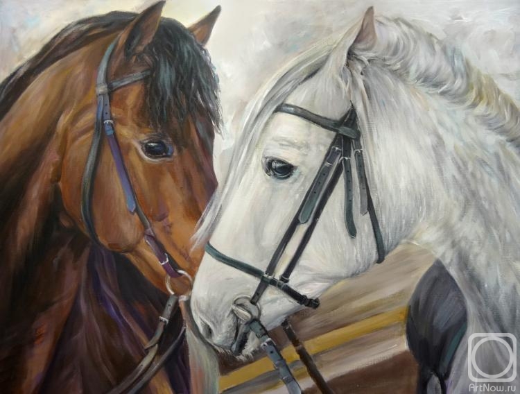 Pariy Anna. Two horses
